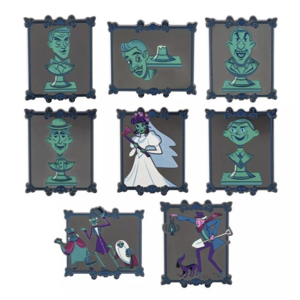 Disney Parks 2023 Haunted Mansion Mystery 2 Pc. Pin Blind Box Sealed - NEW - Picture 2 of 2